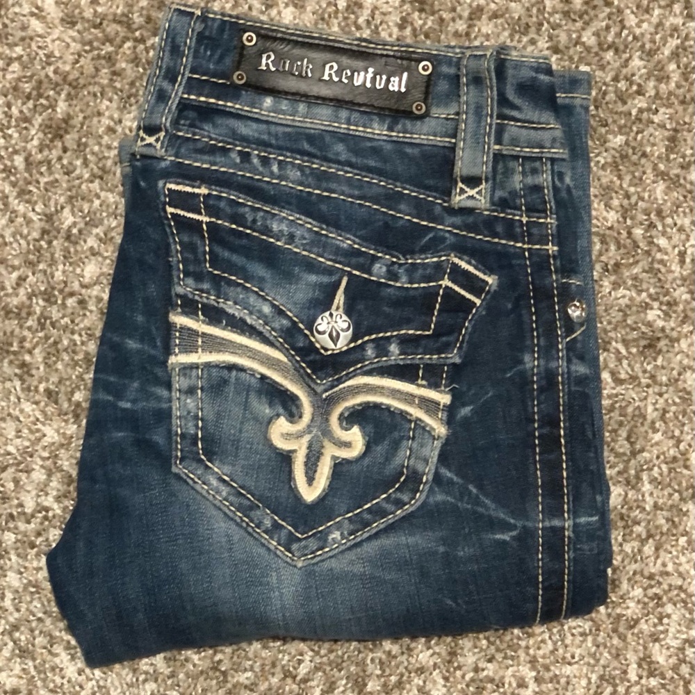 Rock Revival Paula Boot Cut jeans size 28